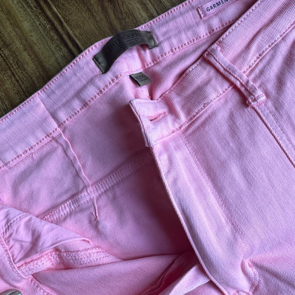 Judy Blue Tessa High Rise Cargo Straight leg pink jeans - Picture 7 of 8